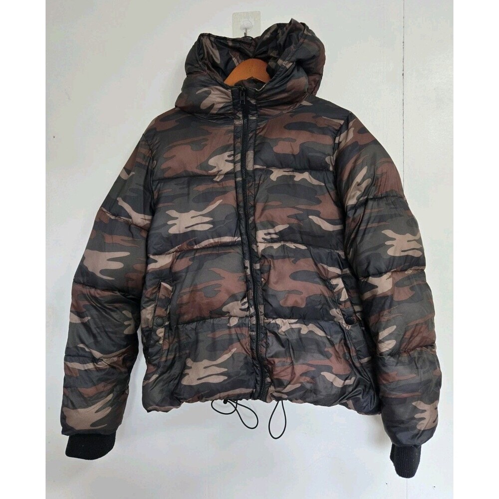 American Eagle Jacket Mens XL Camo Puffer Outdoor Hiking Camping Coat